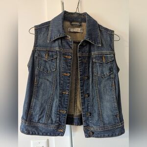 Denim Sleeveless Vest